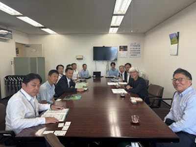 福井県板硝子商協同組合が福井県土木部長と面談　住宅開口部省エネ化への協力を要請　