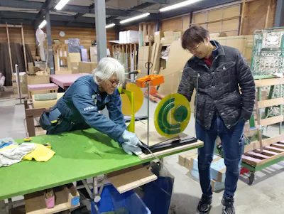 「技能グランプリ　ガラス施工課題」製作勉強会を開催しました。（続編）